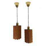 Spanish Hanging Lamps by Estiluz, 1970s, Set of 2