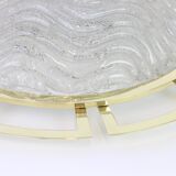 Grand Sputnik ceiling light in brass, Stilnovo style, 1970s.