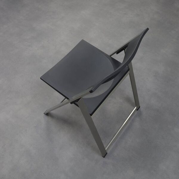 Lot de 3 chaises pliantes P08 de Tecno, Italie (prix fixe)