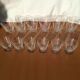 Set of 12 engraved Bohemian Crystal Glasses