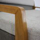 1970s oak 3-seater sofa/bed, czechoslovakia
