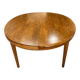 Vintage extendable round table, French made from the 1960s/70s.