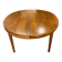 Vintage extendable round table, French made from the 1960s/70s.