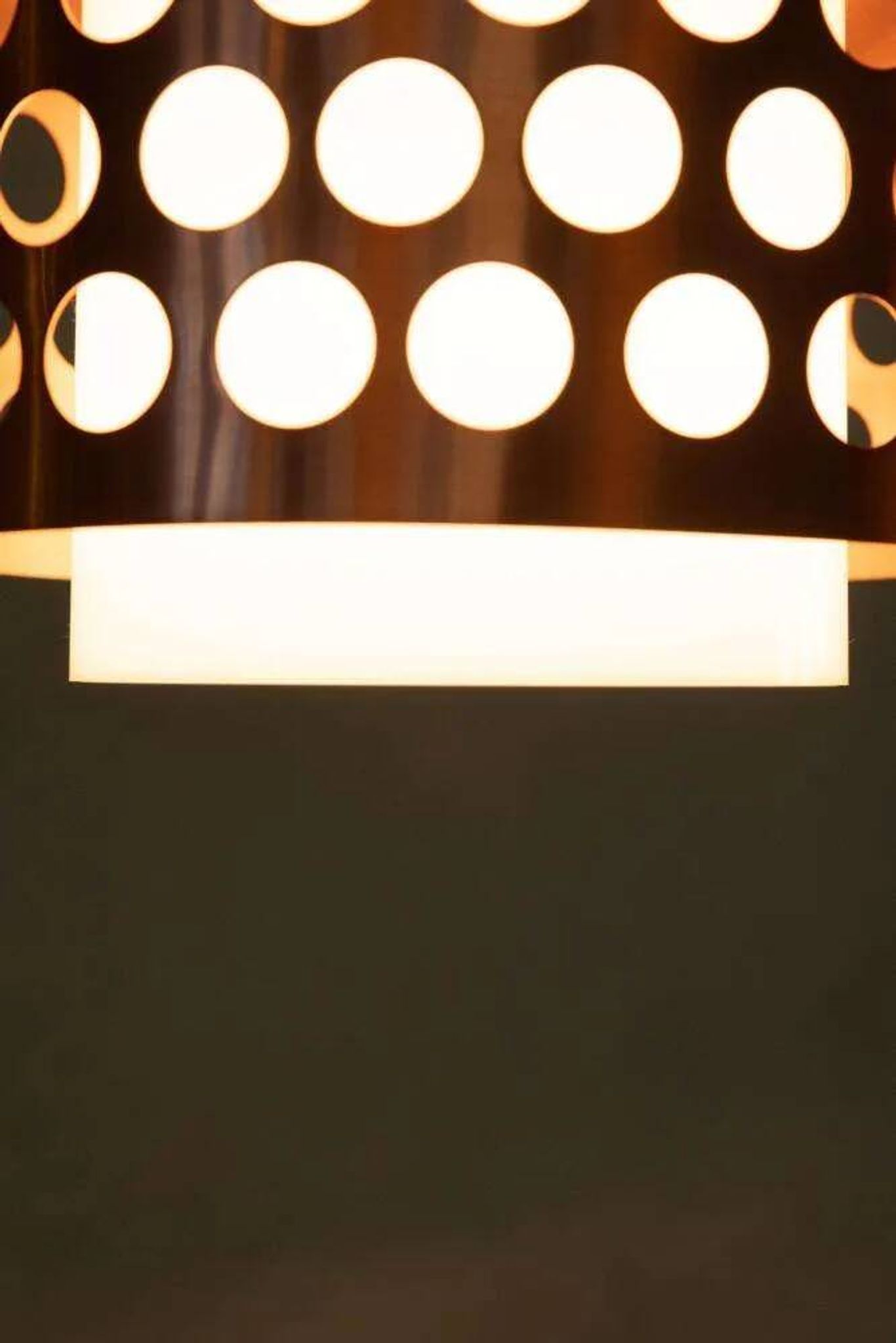 Suspension d'époque spatiale années 60/70, suspension lumineuse suédoise