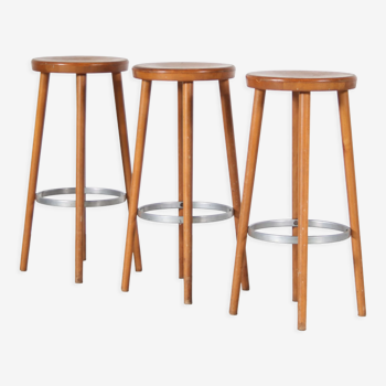 1960s Set of 3 bar stool from the Netherlands