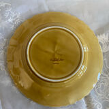 Dessert plate in Sarreguemines majolica