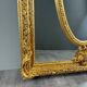 Large Louis XV style mirror in carved and gilded wood, 19th century
