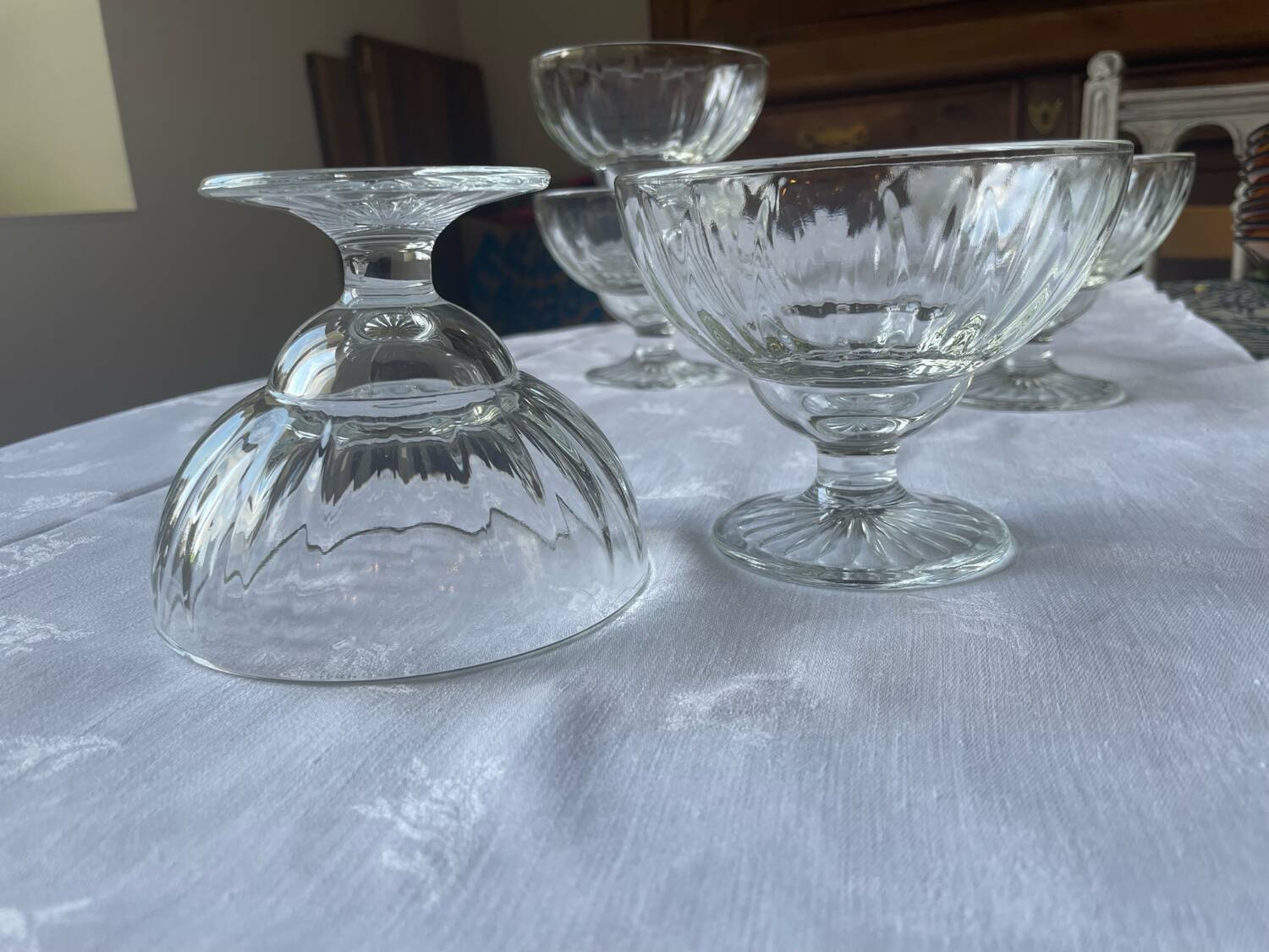 5 dessert or fruit or ice cream cups