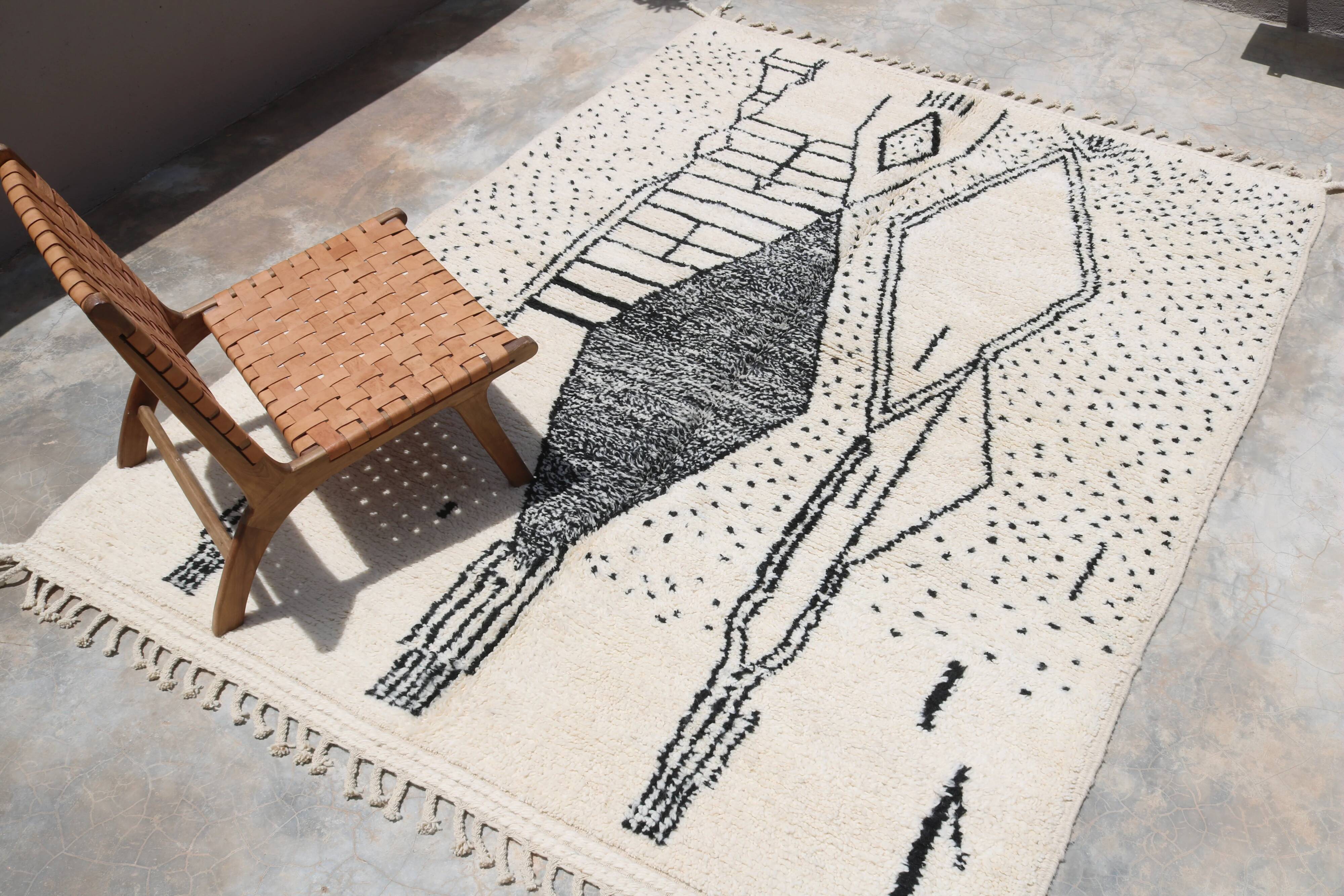 Grand tapis Beni Ouarain, 292 x 212 cm - G1024