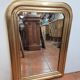 Old gilded Louis Philippe mirror