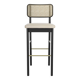 Tabouret Cannage Red Edition noir