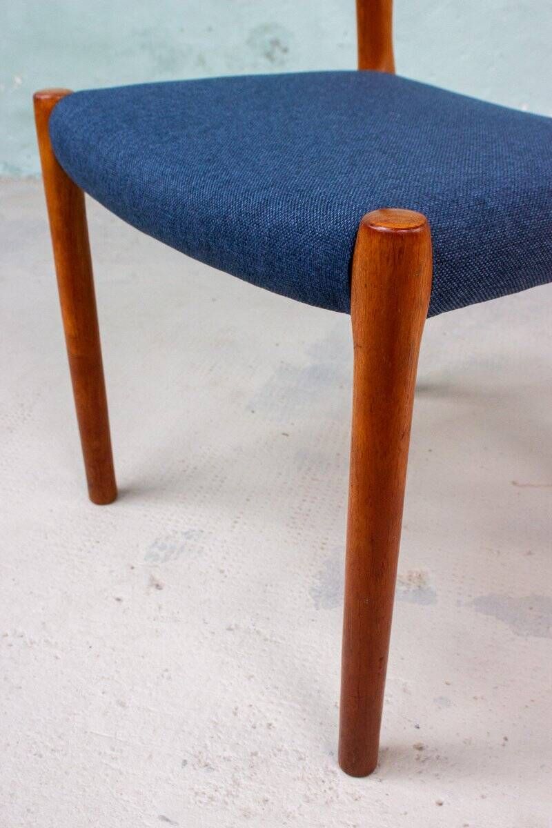 Set of 2 Model No. 84 Teak Chairs by Niels Otto Møller, Denmark, 1960s