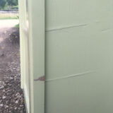 Parisian yellow wooden wardrobe