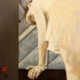 Oil on canvas painting, signed lower left MAX and dated 1991
