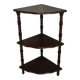 Vintage 3-Tier Corner Shelf