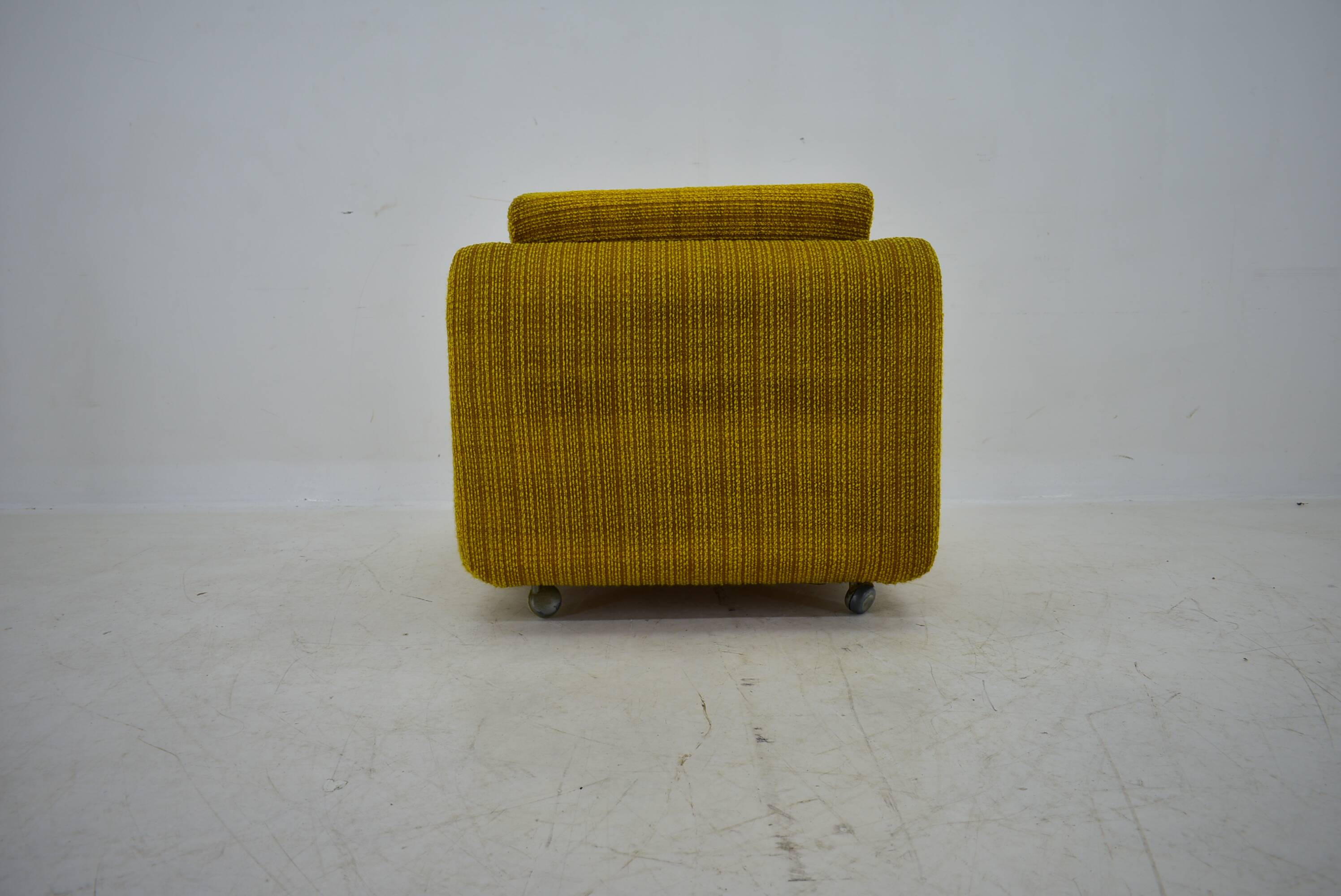 1970s architect Milan Čeček Armchair Apolo 92 for Interiér Praha , Czechoslovakia