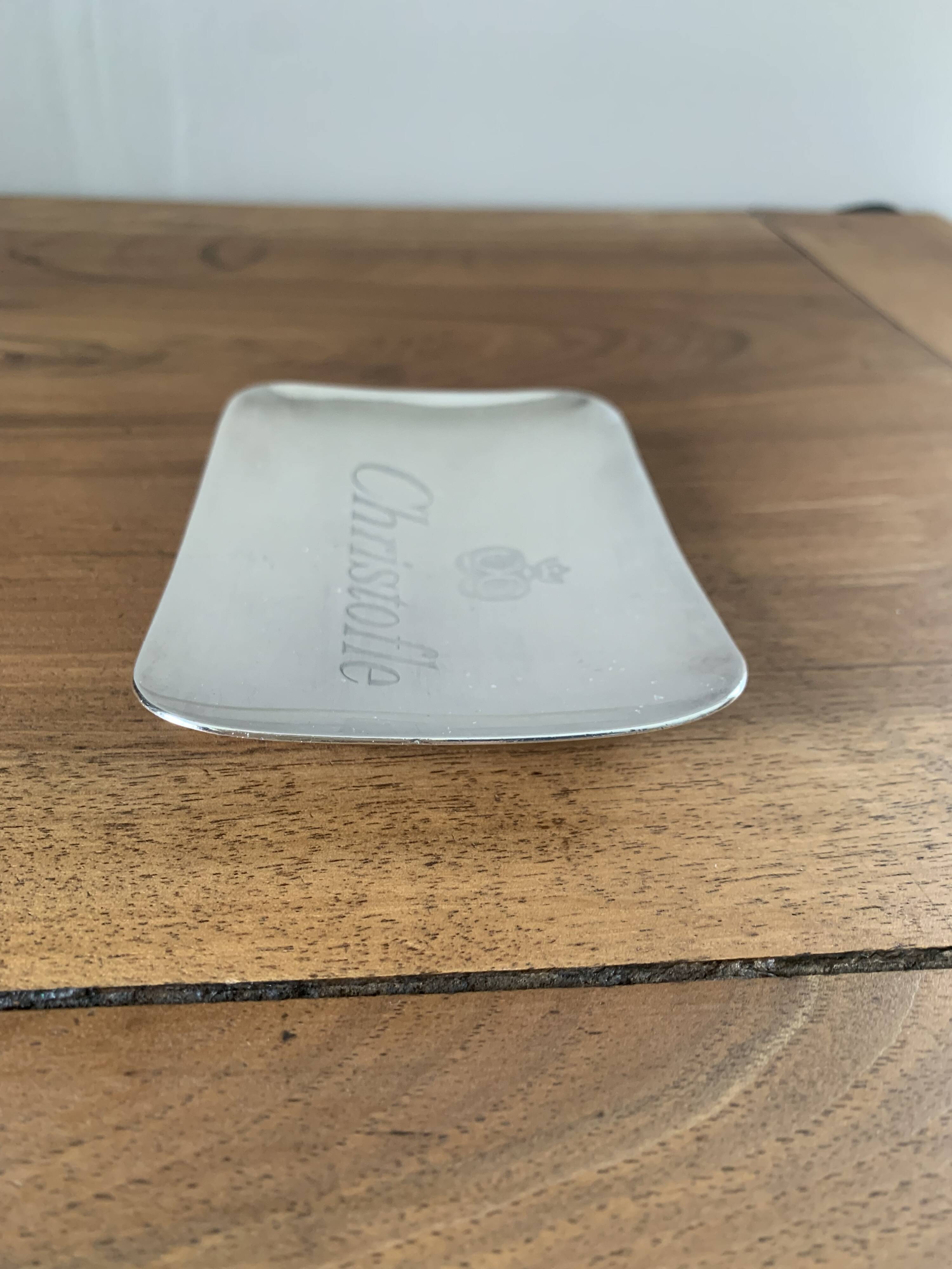 Christofle silver-plated catchall tray