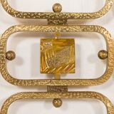 Italian brass bed by Ciansky, Shelba and Luciano Frigerio for Frigerio di Desio, 1960s.