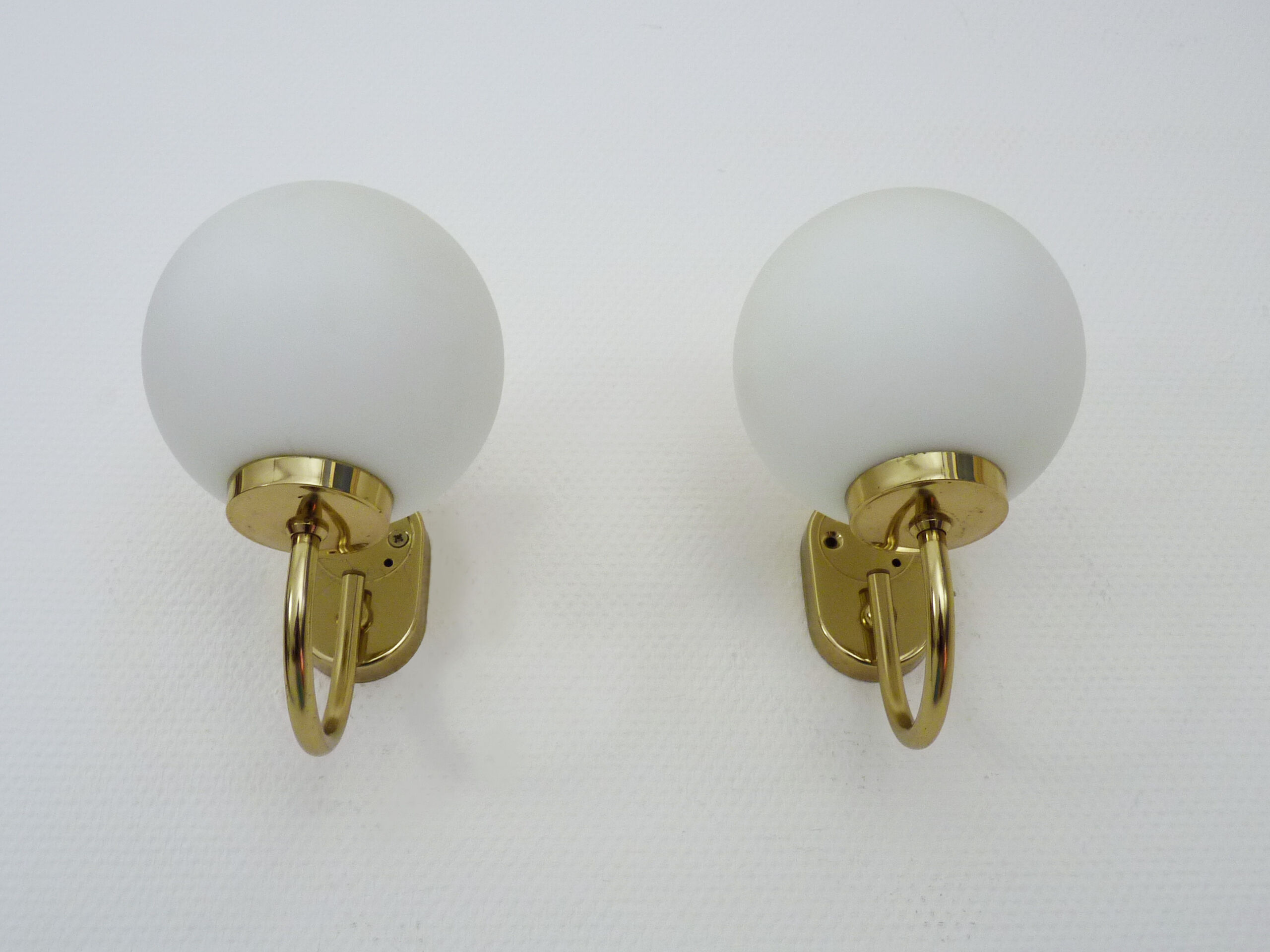 Pair of vintage German wall lamps, brand GS. Year 70 80