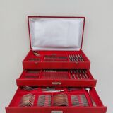 Ménagère 130 pieces en métal argenté orfèvrerie Platil