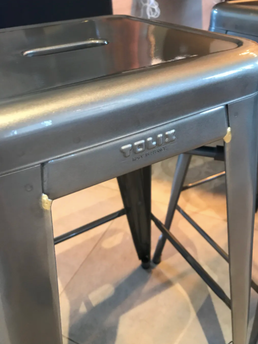 Lot de 6 tabourets de bar Tolix