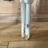 Old wooden towel rack