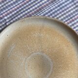 Flat plates in marshes stoneware paris