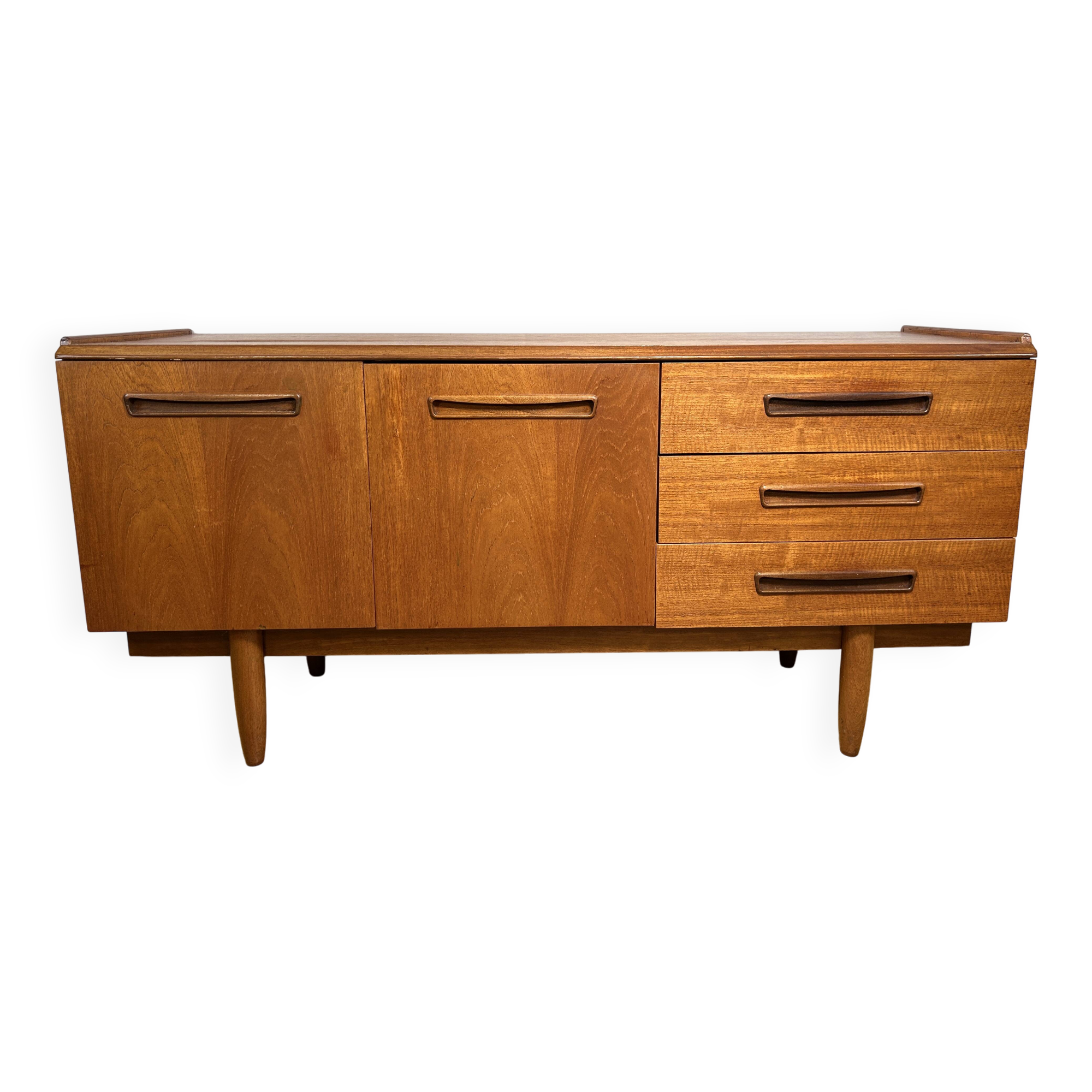 Mid-Century Retro Vintage Teak Sideboard by Meredew Furniture – 1960s