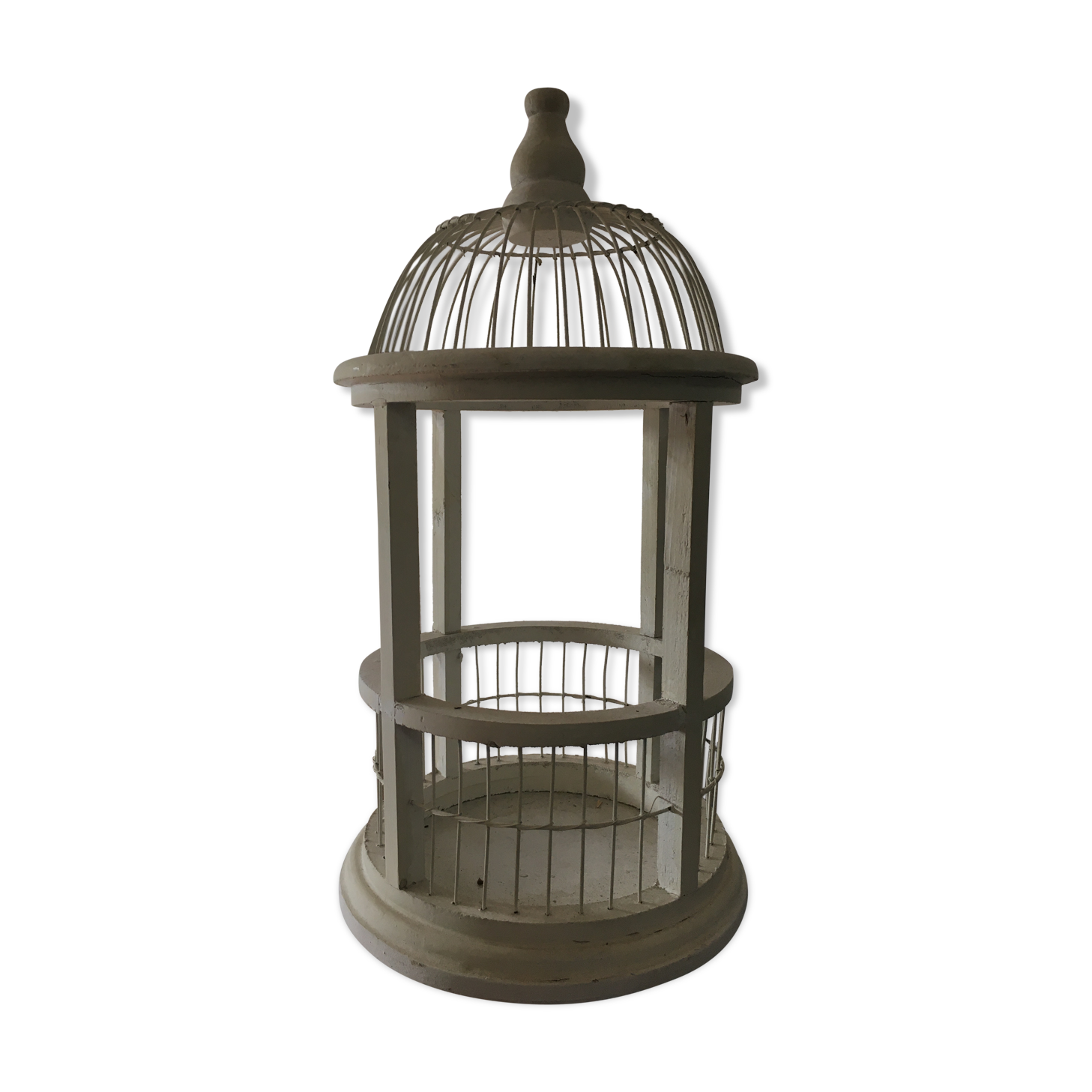 Decorative wooden bird cage