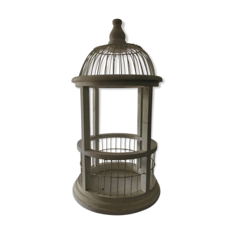 Decorative wooden bird cage