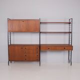 Modular wall shelf desk 1950.