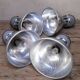 Lot de 4 suspensions industrielles XX°