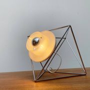 Poliedra table lamp from the Italian space age by Felice Ragazzo for Guzzini