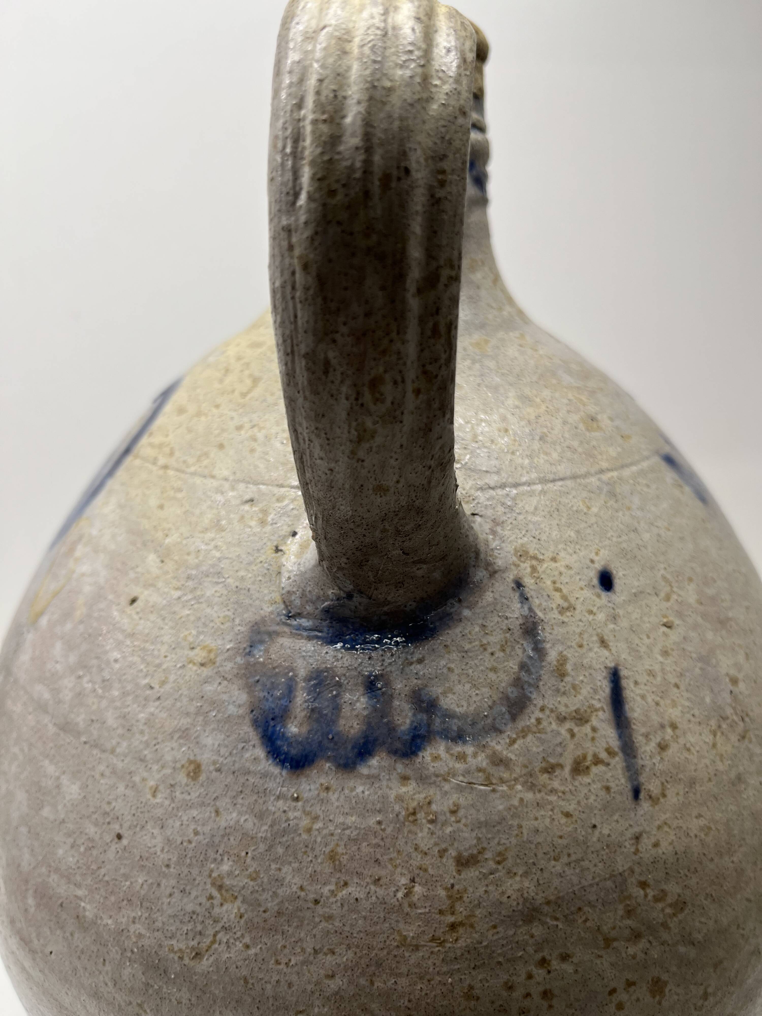 Stoneware salt jug