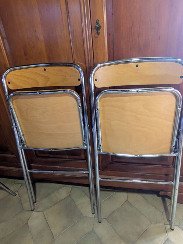 Lot de 4 chaises pliantes Souvignet
