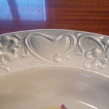 Decorated earthenware plate