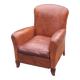 Art deco leather club chair from the 1930s