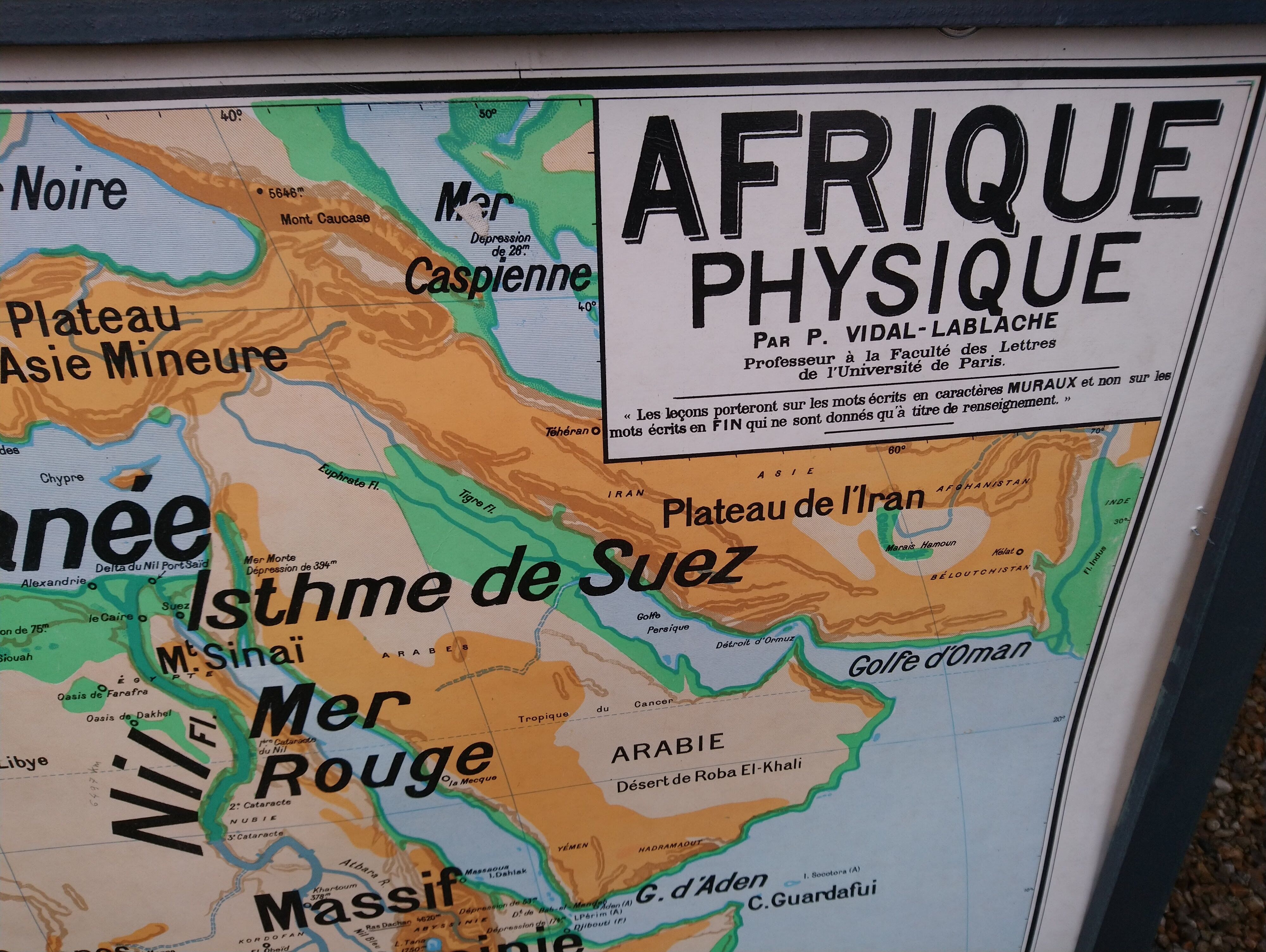 Map Vidal Lablache Africa