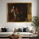 Great 17th century painting, Innocent III confirms the Franciscan Rule
