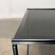 Postmodern perforated metal nesting side table from Ikea, 1980s.