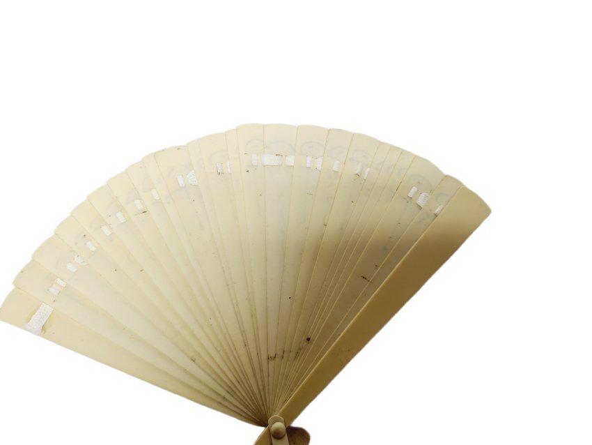 Art Nouveau Polish celluloid fan, 1900s