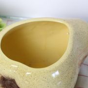Soupière Poire en barbotine, vintage