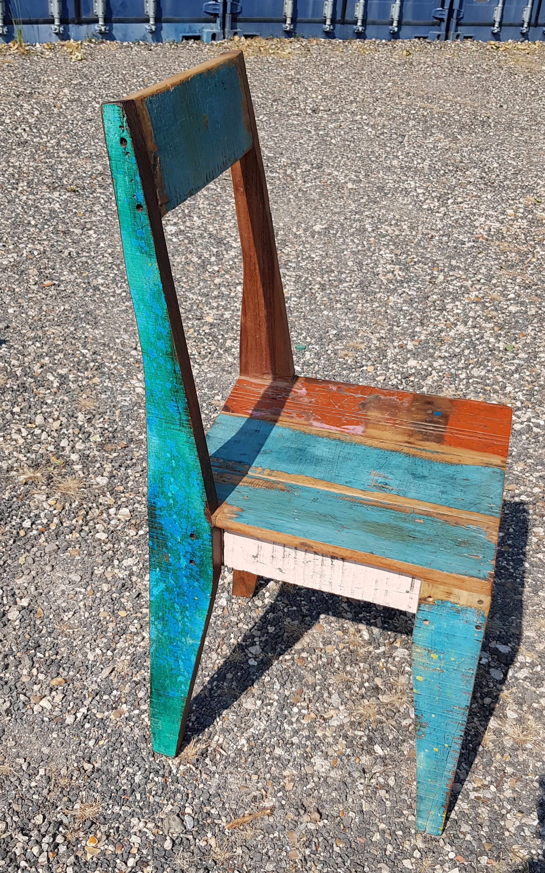 Teak table with 6 chairs