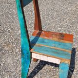 Teak table with 6 chairs