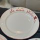 Hand-painted Italian plate "La dolce Vita"