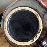 Pitchers and cups, iridescent ceramic, Vallauris