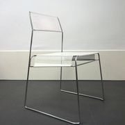 Set of 4 metal chairs, 1970s
