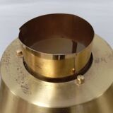 Lampe laiton et métal doré Helmer Andersson, Suède