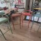 Set of 4 ADICO Metal Bar Stools