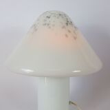 Table lamp, glass of Murano mushroom shape 80’s